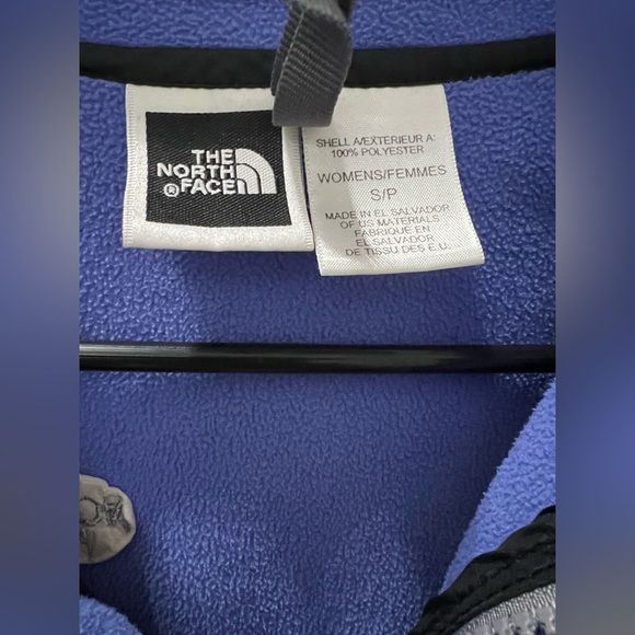 The North Face Periwinkle Fleece Zip Up Jacket Women’s sz Small - Picture 7 of 8